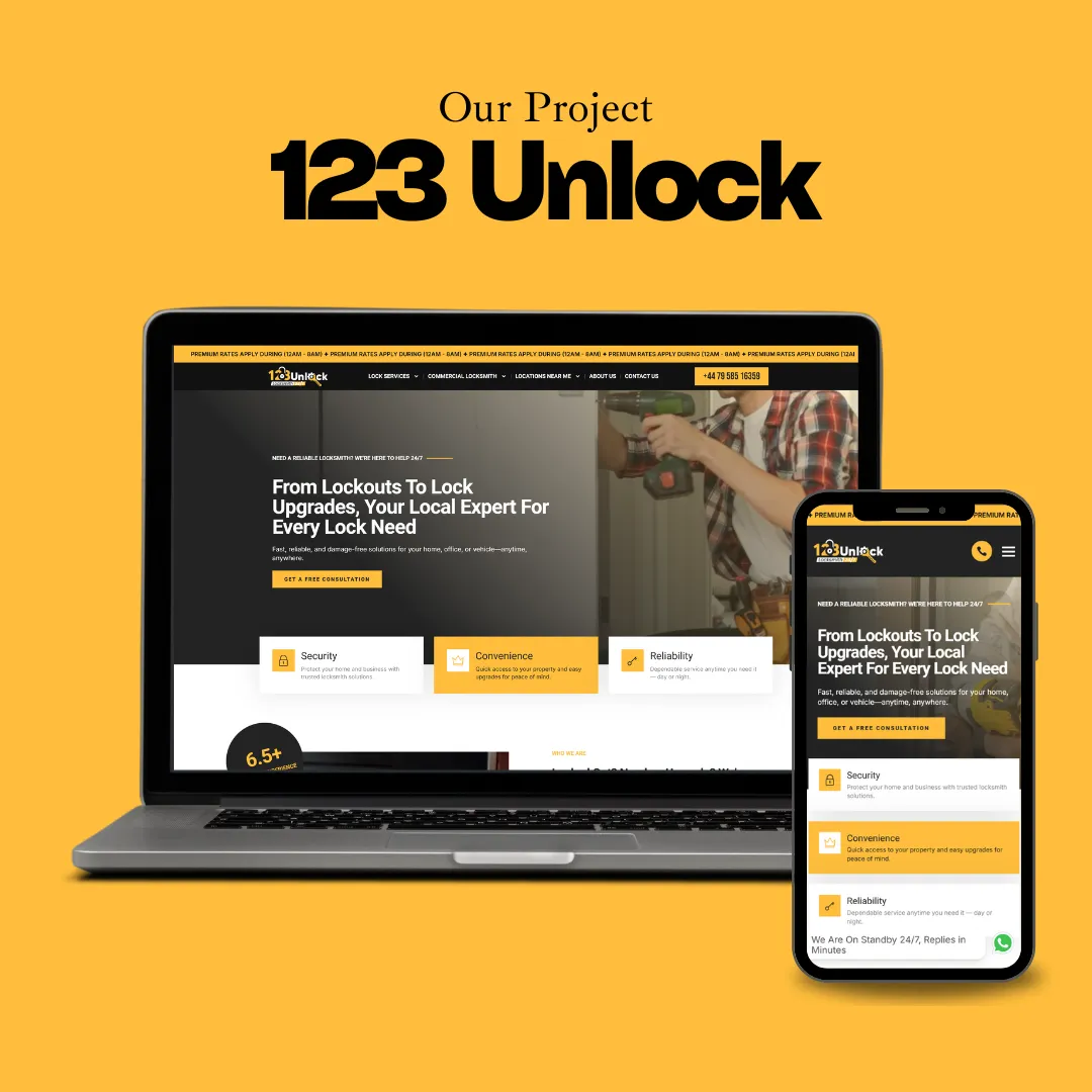 123unlock web portfolio