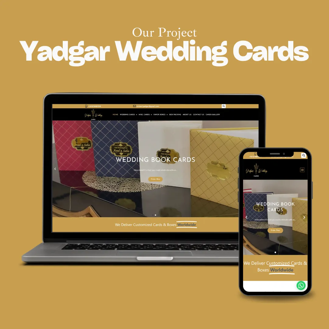 yadgar wedding card web portfolio