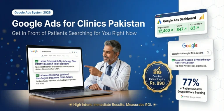 Google Ads for Clinics Pakistan