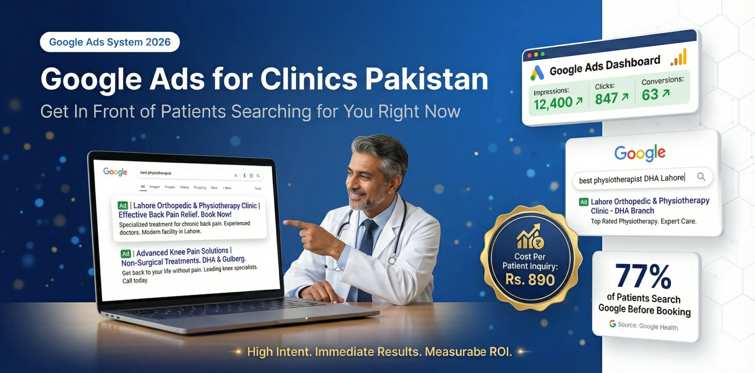 Google Ads for Clinics Pakistan