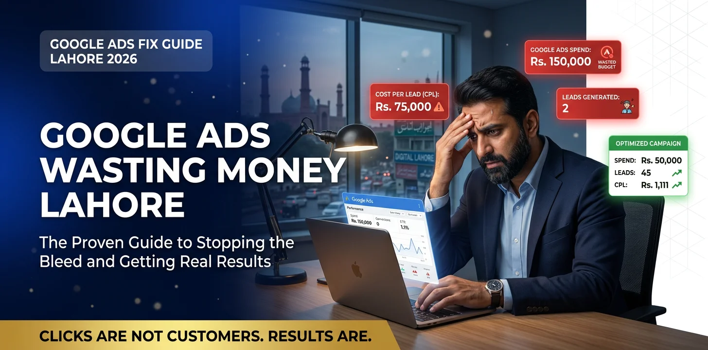 Google Ads Wasting Money Lahore
