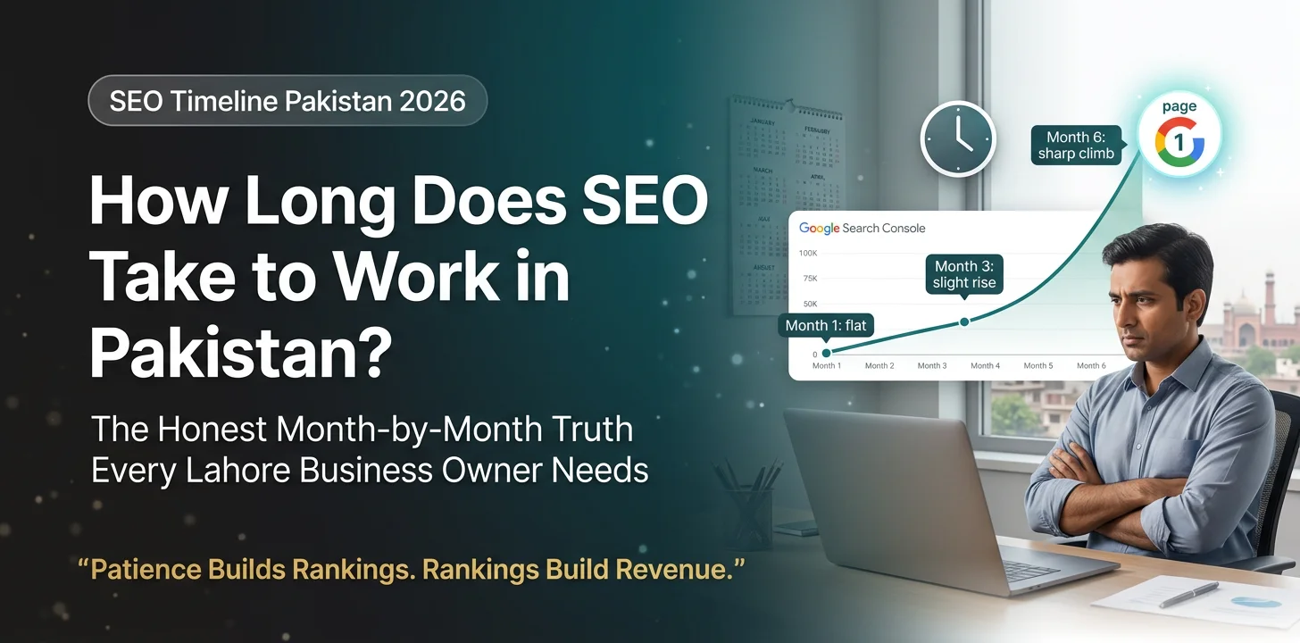 how long does seo take to work in pakistan
